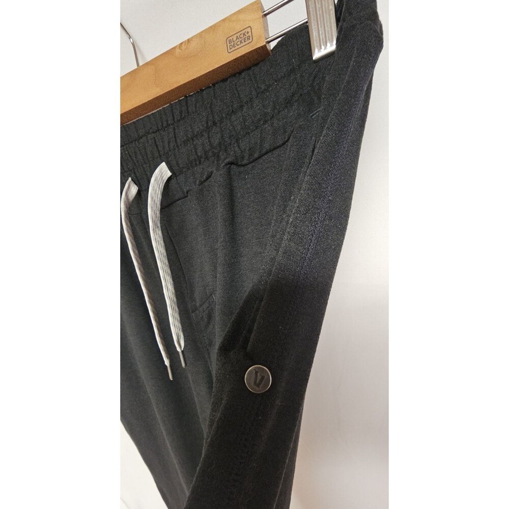 Vuori Mens LARGE Ponto Performance Joggers Charcoal Gray Drawstring Stretch V418 - Picture 5 of 5